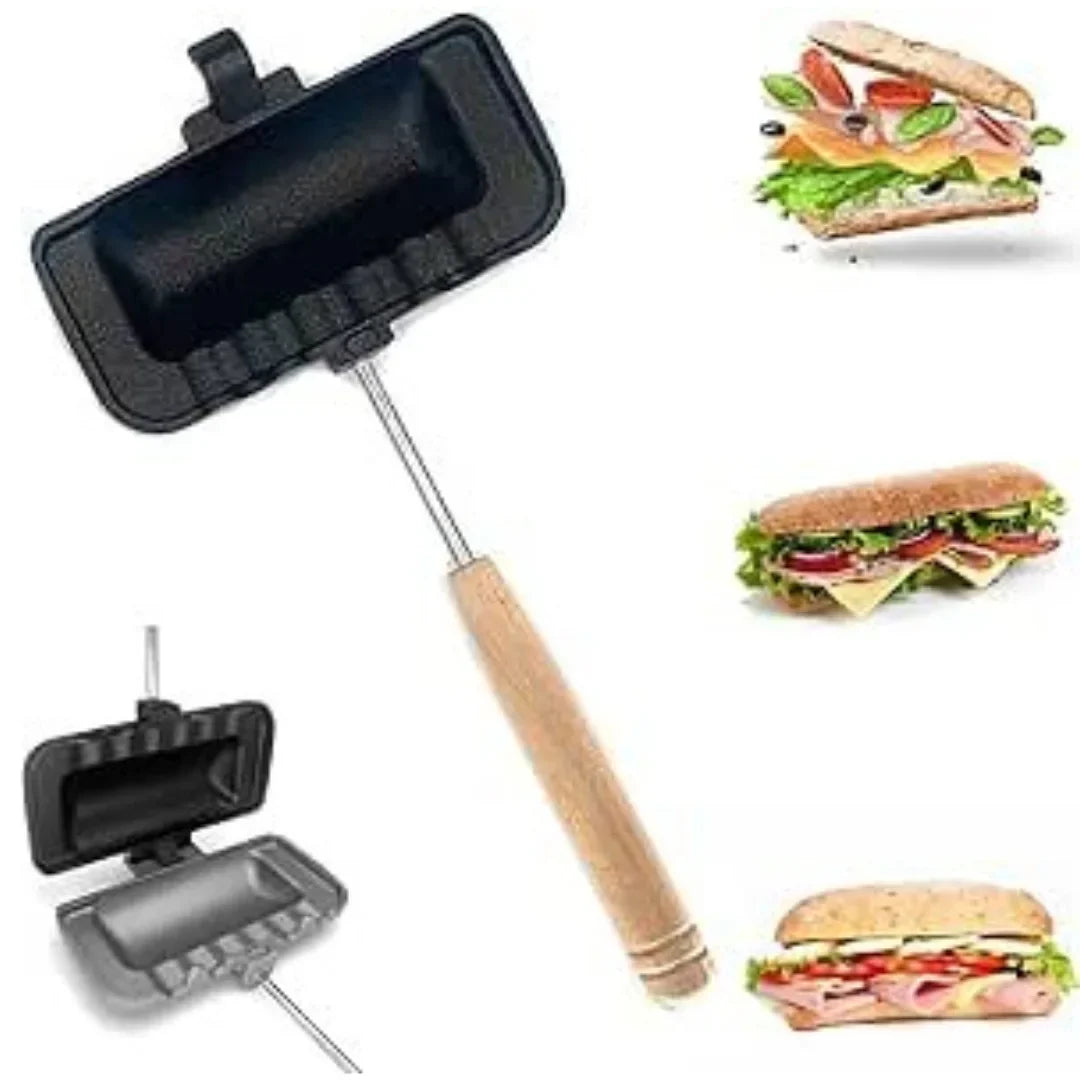 Breakfast Sandwich Maker – Fast Non-Stick Electric Sandwich Machine for Home