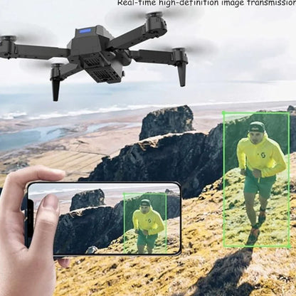 E99 Drone Camera – Foldable WiFi FPV Drone with HD Camera & Dual Lens