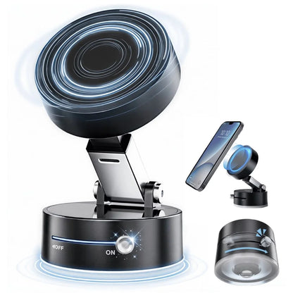 Foldable Vacuum Magnetic Car Phone Holder