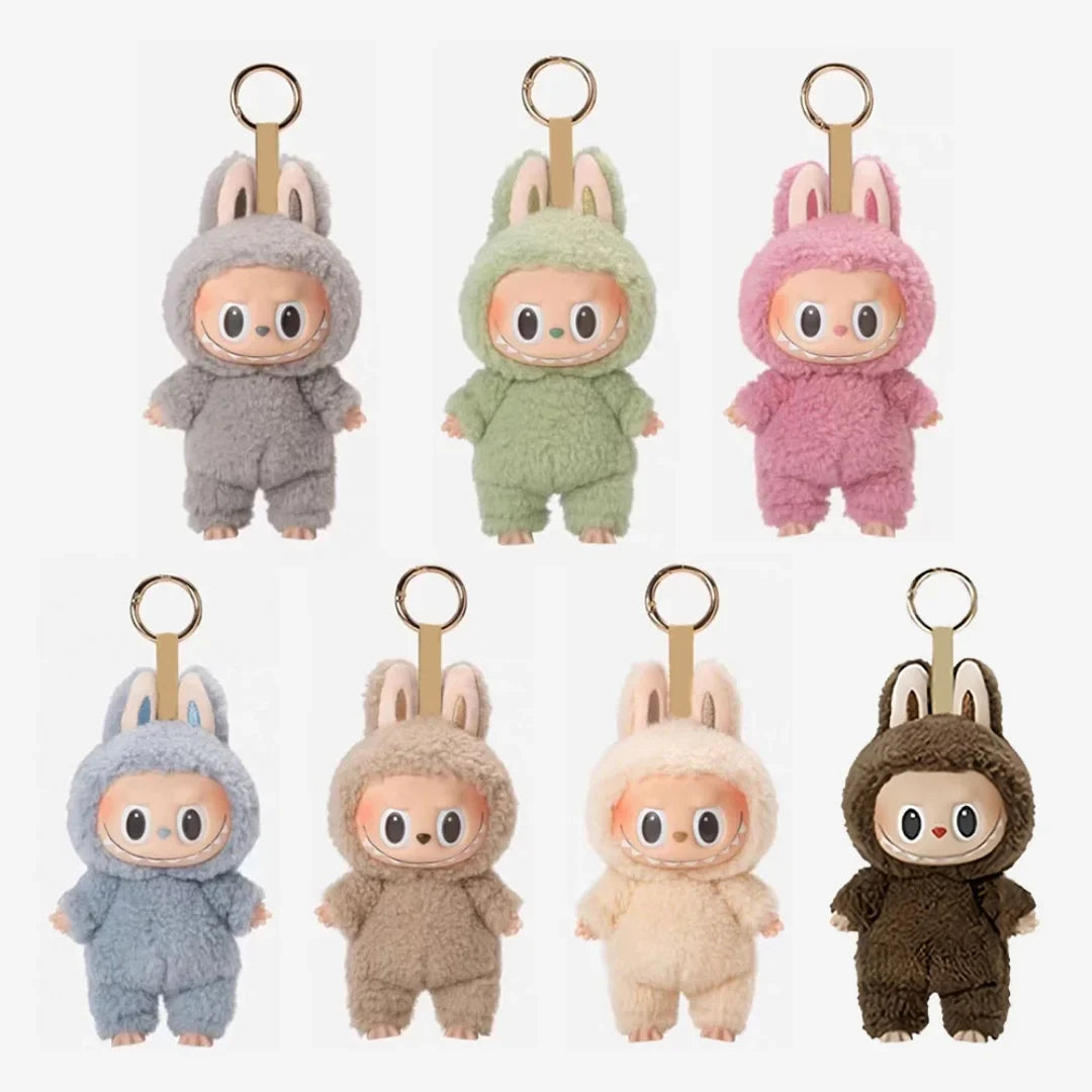 Labubu Doll Original – Soft Red Cute Keychain for Bags & Accessories